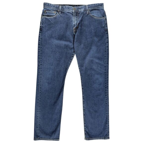 AG ADRIANO GOLDSCHMIED Everett Slim Straight Jeans Size: 38x32 Medium Wash - Picture 1 of 16